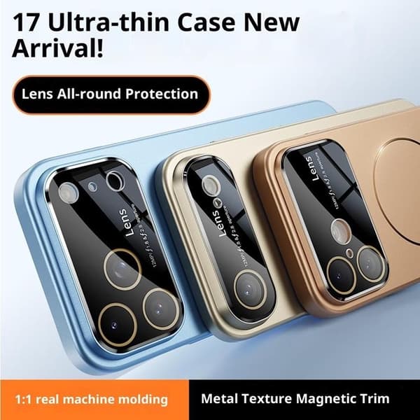 Mobilskall til iPhone 17 Pro MagSafe Skin Touch - Gull Guld 67