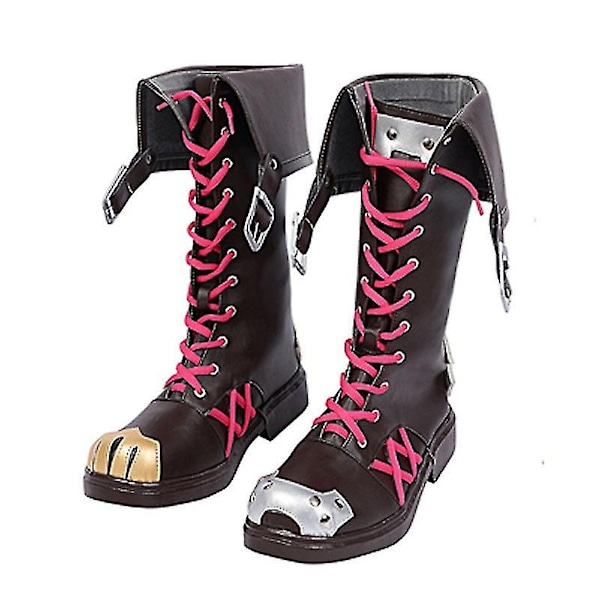 Snabb Leverans Lol Jinx Cosplay Kostym Uniform Kläder League Of Legend - Perfekta Skor Skor Shoes XXL