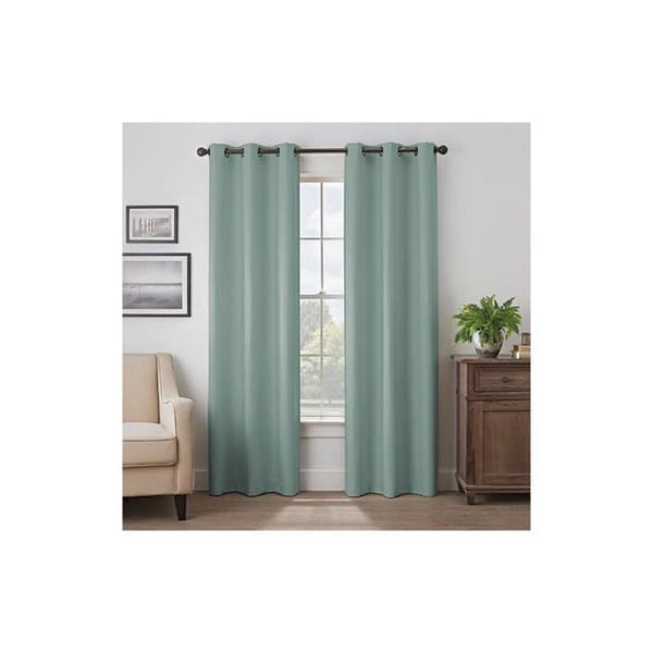 1 öljettsgardin, värmeisolering, mörkläggande, polyester, vardagsrum sovrum.
