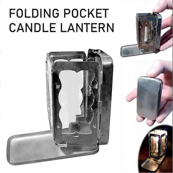 Foldbar Mini Lanterne Kompakt Lyslygte til Vandring, Camping og Rejser 1pc