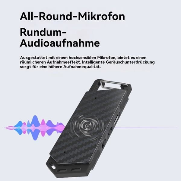 Kolfiber videobandspelare, gränsöverskridande, Amazon, flashrea, AI, Bluetooth, 32GB.
