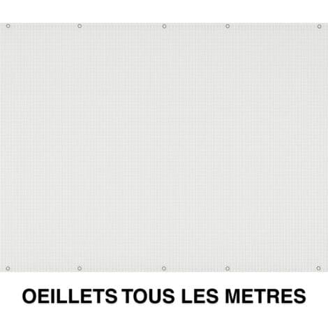Cuttable Protective Tarp - 160g/m² - Reinforced Polyethylene - Ripstop - 4 x 10m - Transparent