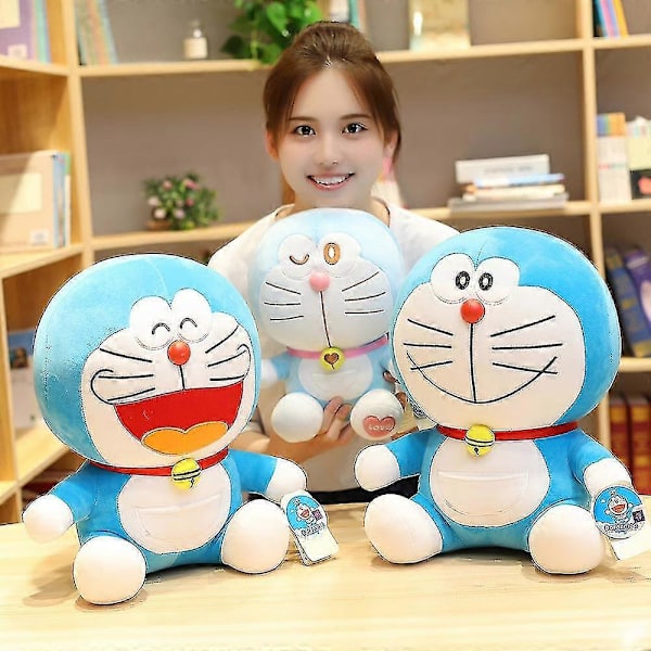 Anime Doraemon P Legetøj Udstoppede Bløde Dukker Børn- laugh 28cm