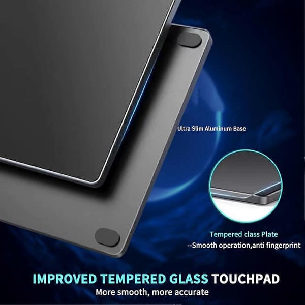 USB Kablet Multi-Touch Trackpad Slank Touchpad Mus til Windows Desktop/Bærbar/Notebook Computer PC Hvid Black