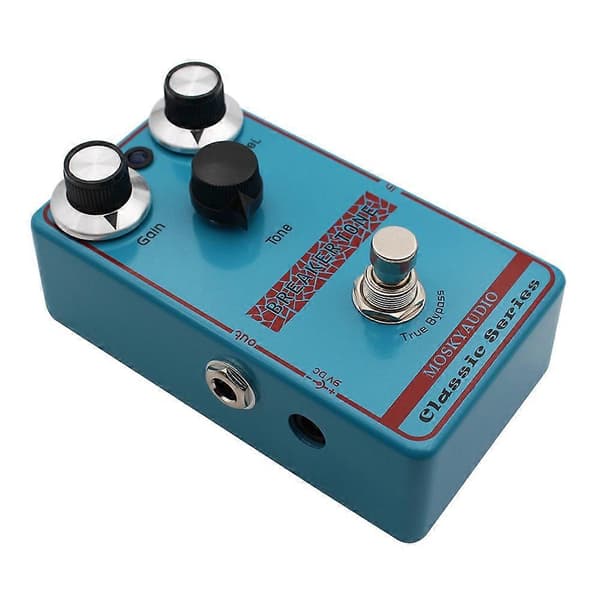 Mosky Breaker Tone Classic Drive Gitarr Effektpedal True Bypass, Low Gain Overdrive Gitarrpedal Effekt