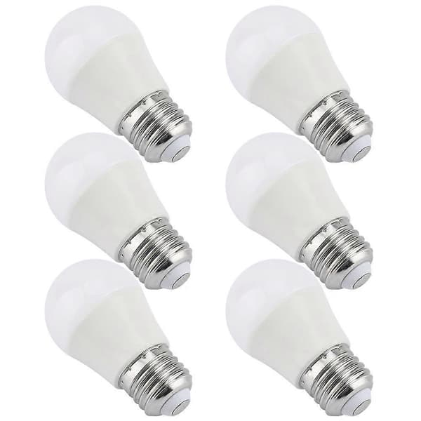 6 st 5W Mini LED-lampor Varmvitt E26 Bas G45 Glödlampor Belysningstillbehör