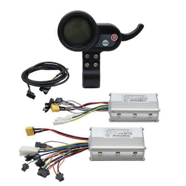 Elektrisk Scooter Dual Drive Controller JP 48V 52V 60V 25A 50A Brushless Controller AB Forreste Bageste Dri Black