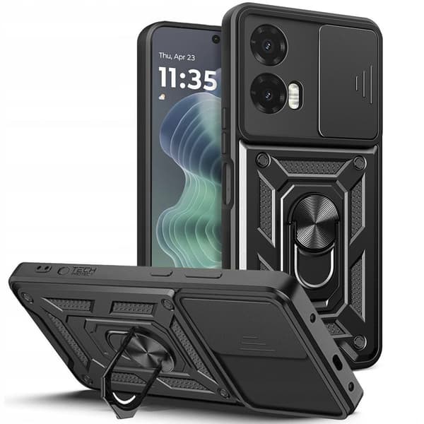 Tech-Protect Motorola Moto G35 5G Cover CamShield Pro Sort 70
