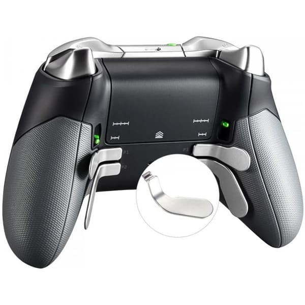 Sæt med 4 pagajer i rustfrit stål, reservedele, til Xbox One Elite, Switch, PS4 controllere.