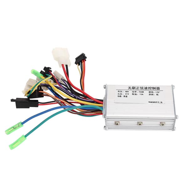 48V 250W Elektrisk Cykel Børsteløs Controller Aluminium Legering Børsteløs Motor Controller til Elektrisk Cykel Scooter