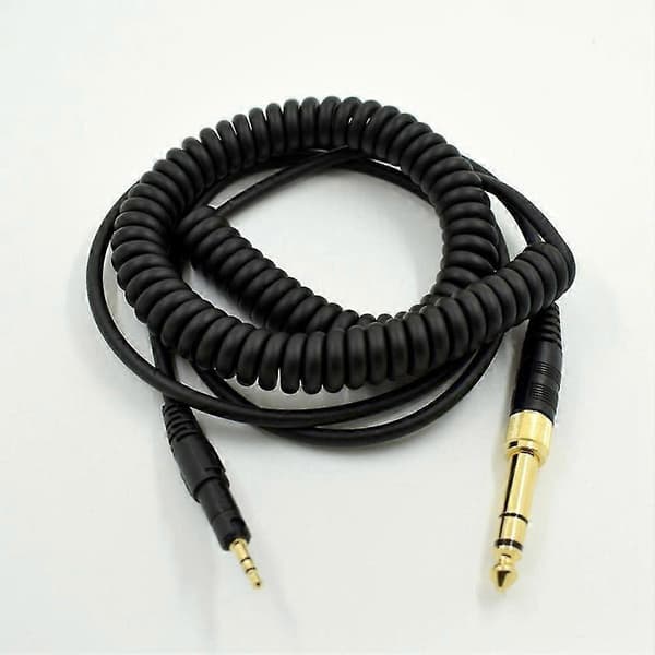 Audio-Technica ATH M50X/M40X Erstatningskabel - Bredt Lydbilde, Høy Renhet, 1,4m Lengde, Svart