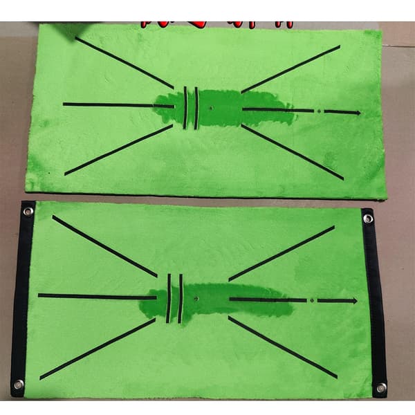 Golf Swing Mat Slagträning Pad Märkspårningshjälp Speldetektering Övning B