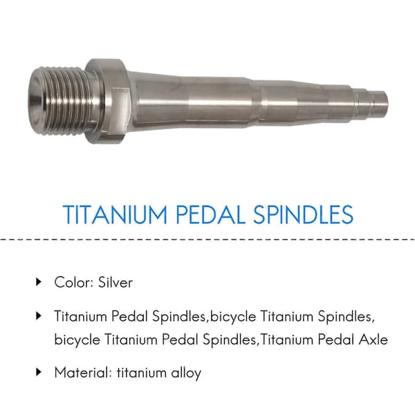 2 st Cykel Titan Pedalaxlar Passar Zero X1 X2 & Light Action 78 mm