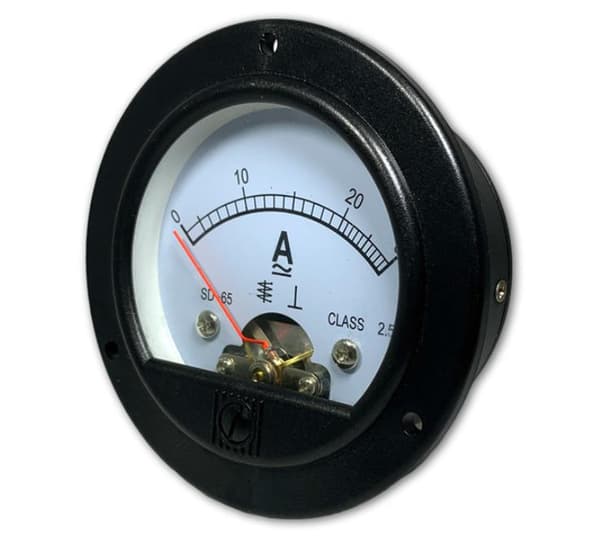 30A rund panel analog måler AC amperemeter AC voltmeter 30A direkte 8.2*5CM