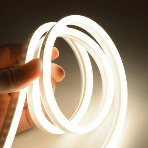 Gör-det-själv juldekoration Flexibel LED-remsa 6 mm smalt ljus, varm blanc, 1M