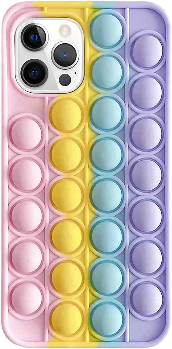 Kompatibel med iPhone 13 Pro Pop It Fidget Skal - Kompatibel med Multicolor 40