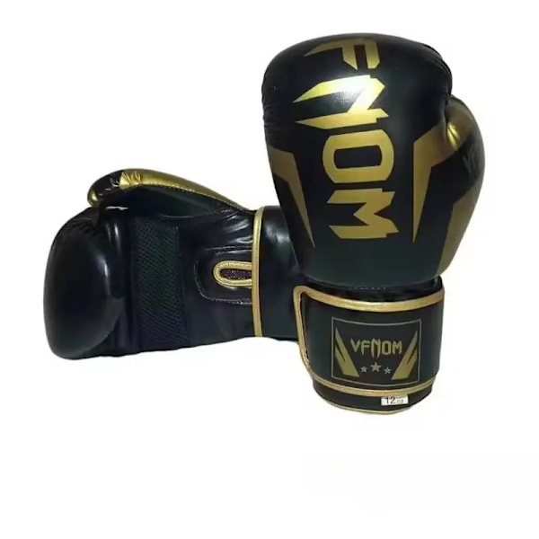 6/10/12/16Oz Boksehandsker til Børn og Voksne Professionelle Muay Thai Kamphandsker til Mænd og Kvinder PU Taekwondo Punching Handsker Black White 16oz