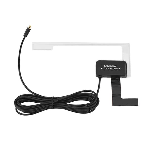 DAB Digital Bilradio Antenne Glassmontering MCX Hannplugg