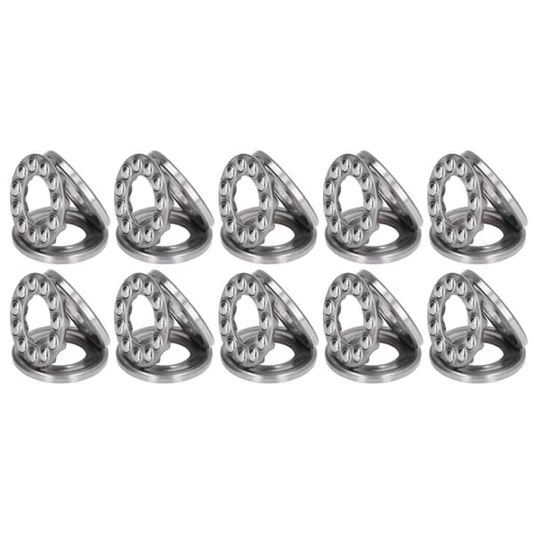 10 Pcs Thrust Ball Bearings One-Way 51203 Replacement Set for Equipment