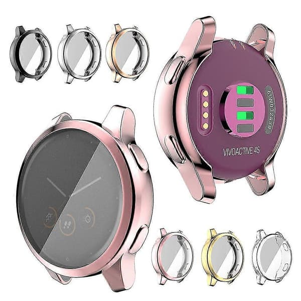 Skal för Vivoactive 4S 40mm Skärm Kroppsskydd Splittersäker Black
