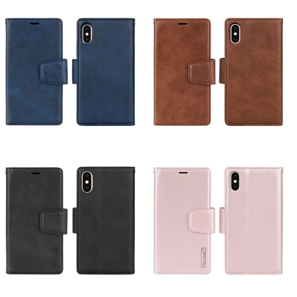 iPhone XS MAX - Practical Smart Hanman Wallet Case Blue Blå Blå