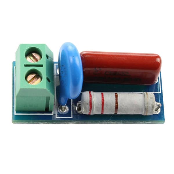 6X RC Absorptions-/Snubberkredsløbsmodul Relækontaktbeskyttelse Modstandsspænding