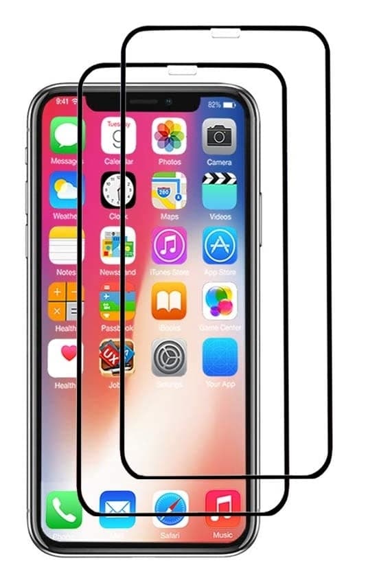 Kompatibel med iPhone 12 Pro Max - 2-pack Full Coverage Skärmskydd i Härdat Glas 60