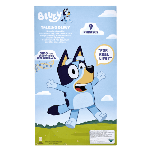 Bluey - 13\" Puhuva Bluey Pehmo sininen blue none