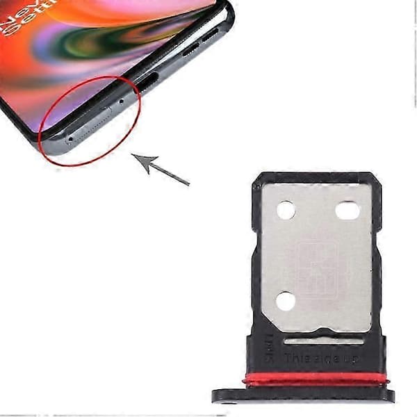 Til OnePlus Nord 2 5G DN2101 / DN2103 SIM-kortbakke + SIM-kortbakke Grey