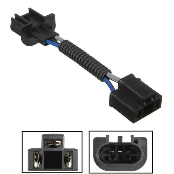 2 Pcs H13 to H4 Car Headlight Conversion Connector Wire Harness Adapter