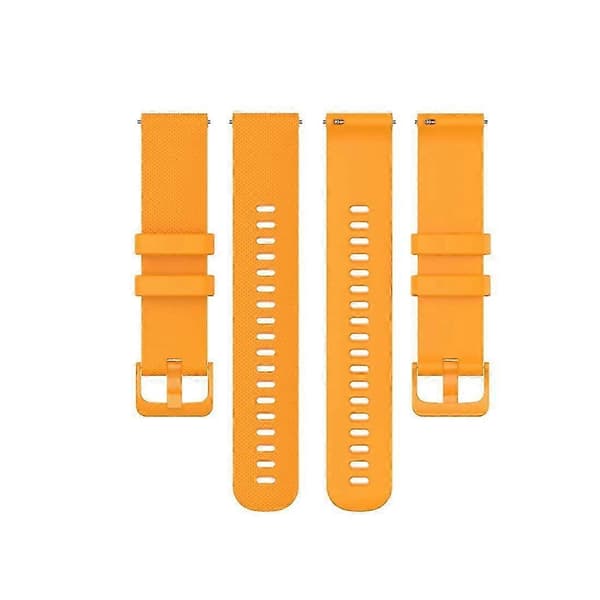 För Garmin Vivoactive 4 22mm Silikon Armbandsur Orange