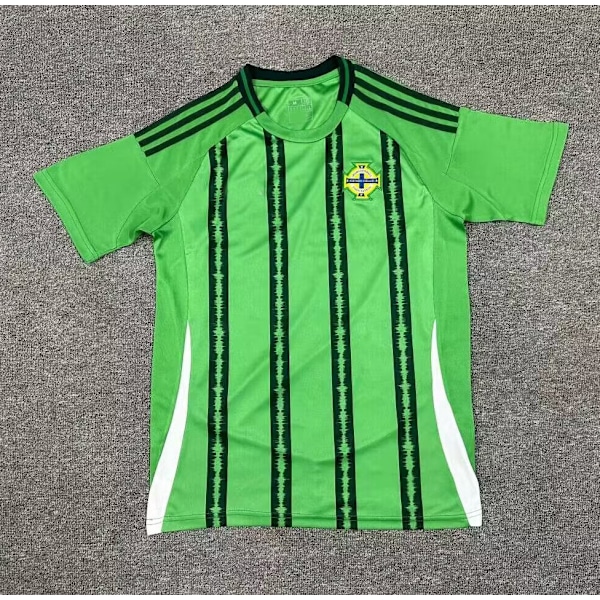 2024 Europamesterskab Frankrig trøje Italien landshold England Spanien Brasilien fodbolduniform Nordirland grøn Northern Ireland green XL
