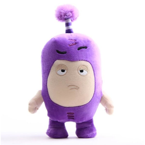 Oddbods plyschdocka, tecknad animedocka yellow 18cm