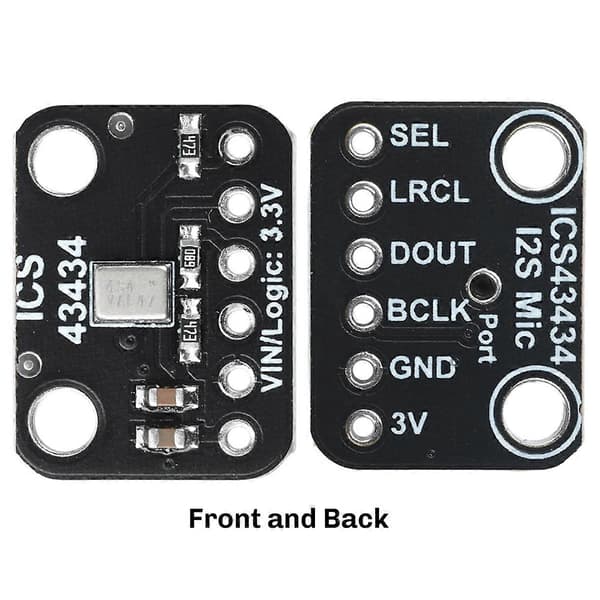 ICS-43434 MEMS-mikrofonimoduuli I2S DC 1,5V-3,6V