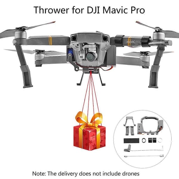 Kaster for Mavic Pro levering parabolsk drone luftdroppsystem levering redning