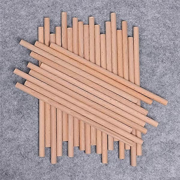60 stycken rytmpinnar för barn, trä Lummi-pinnar musikinstrument för klassrum