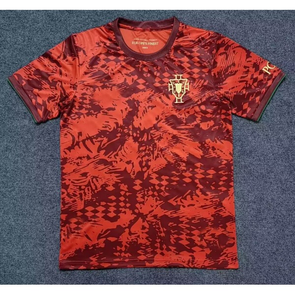 2024 Europamesterskab Frankrig trøje Italien landshold England Spanien Brasilien fodbolduniform Portugal special edition rød Portugal special edition red L