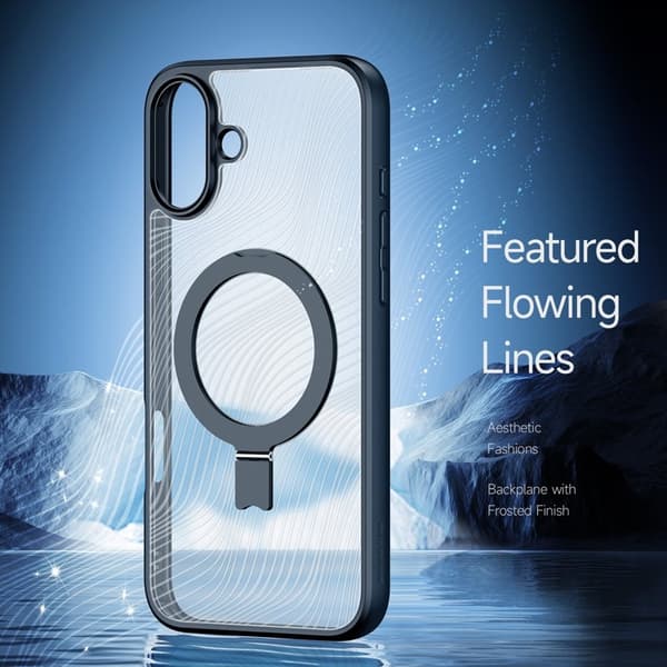 DUX DUCIS Aimo Series Mobilcover til iPhone 16 Plus TPU+PC - Sort