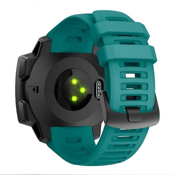 Silikone Urrem Udskiftning til Garmin Instinct - Grå Multicolor Blue