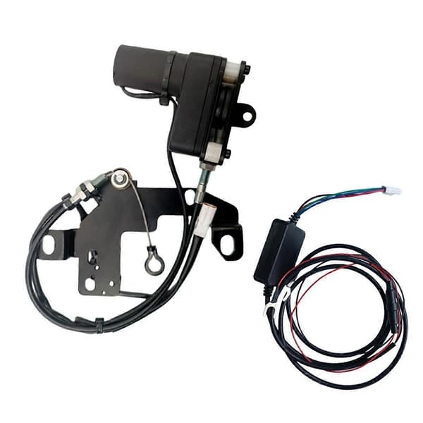 Electric front trunk soft-close lock for Model 3