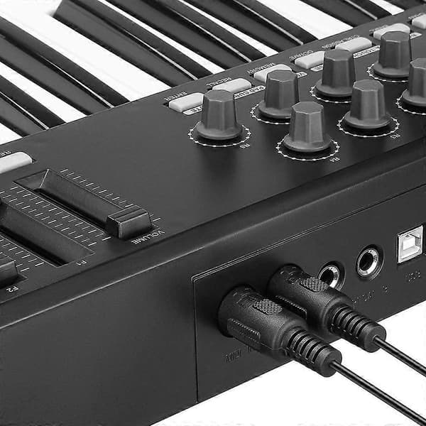 USB MIDI Kabel Konverter USB Interface til In-Out MIDI Ledning Fungerer til PC Laptop til Piano Keyboard i
