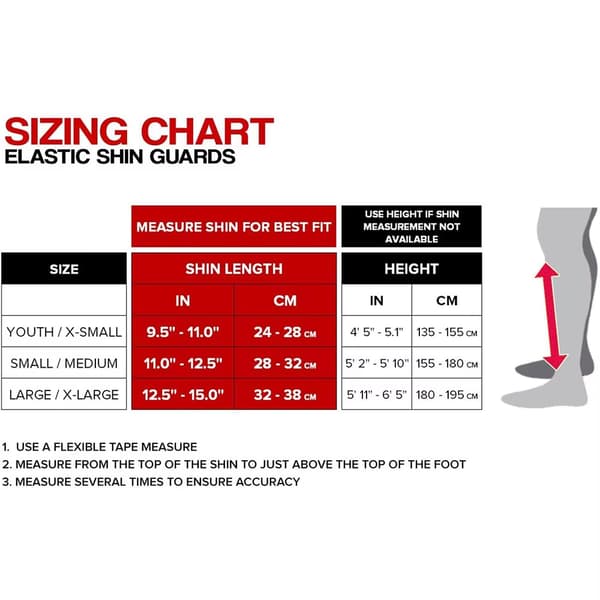 Professional shin guards for martial arts & self-defense Medium