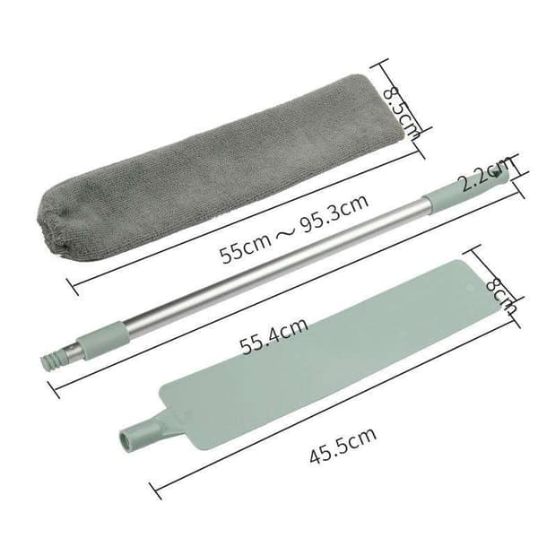 Helpompi puhdistus sohvan alta Puhdistusmoppi - Easyclean - Pölyhuiska hopea Silver silver