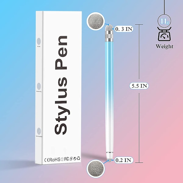 3-pack Stylus för pekskärmar, Stylus för iPhone/iPad/Tablet Android/Microsoft/Surface, Kompatibel med alla pekskärmar