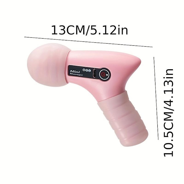 Mini Fascia Gun Hemma Kvinnlig Cervikal Mask Bärbar Muskelavslappningsmassager Elektrisk Massager pink