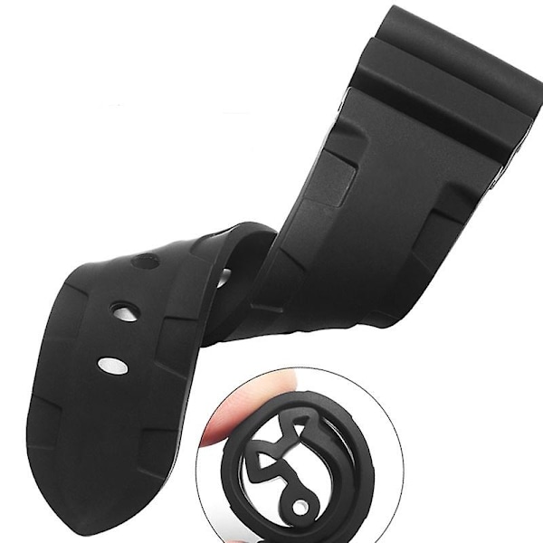 Klokkerem for Panerai 24mm Myk Gummi Herre Klokkerem Klokketilbehør Black