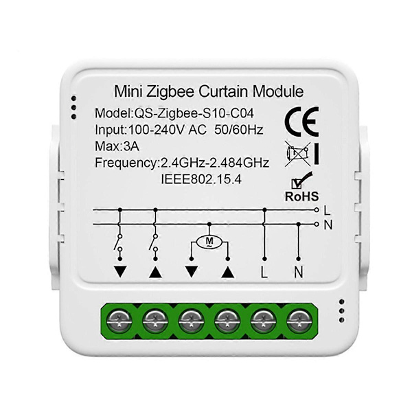 Tuya WiFi Curtain Module Smart Mini Curtain Switch Module Smart Home Support Voice Control