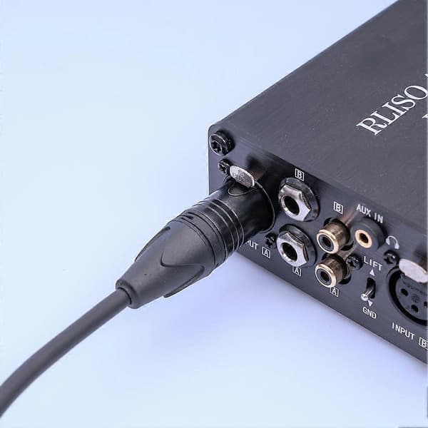 6,35 mm til XLR Jack Audio Kabel 6,35 mm (1/4 tomme) Han til 3 PIN XLR Han Balanceret Interface Kabel til M Black