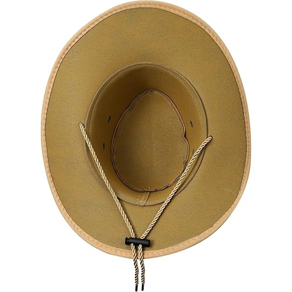 Cowboyhatt Western Solhatt Faux Filt Läder Mocka Maskerad Kostym Outfit Resa Utomhus Solskydd Män Kvinnor.beige Beige