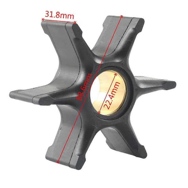 5001593 435821 Vattenpump Impeller 397131 för Evinrude As Shown
